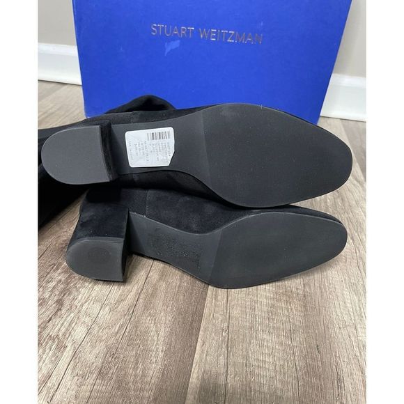 STUART WEITZMAN Gillian Suede Knee-High Boots - Picture 5 of 6
